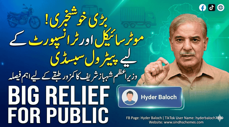 PM Shehbaz Sharif Petrol Subsidy Relief Package