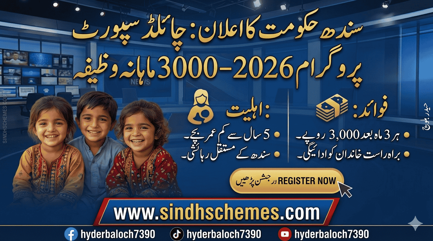 Sindh Child Support Program 2026