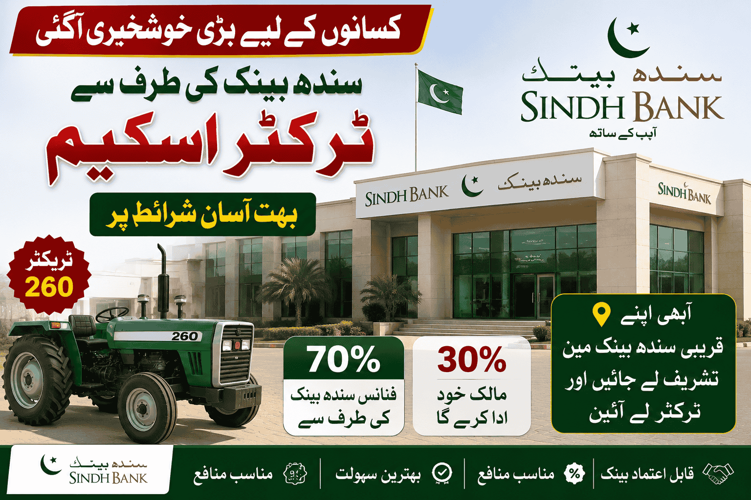 Sindh Bank Tractor Scheme 2026