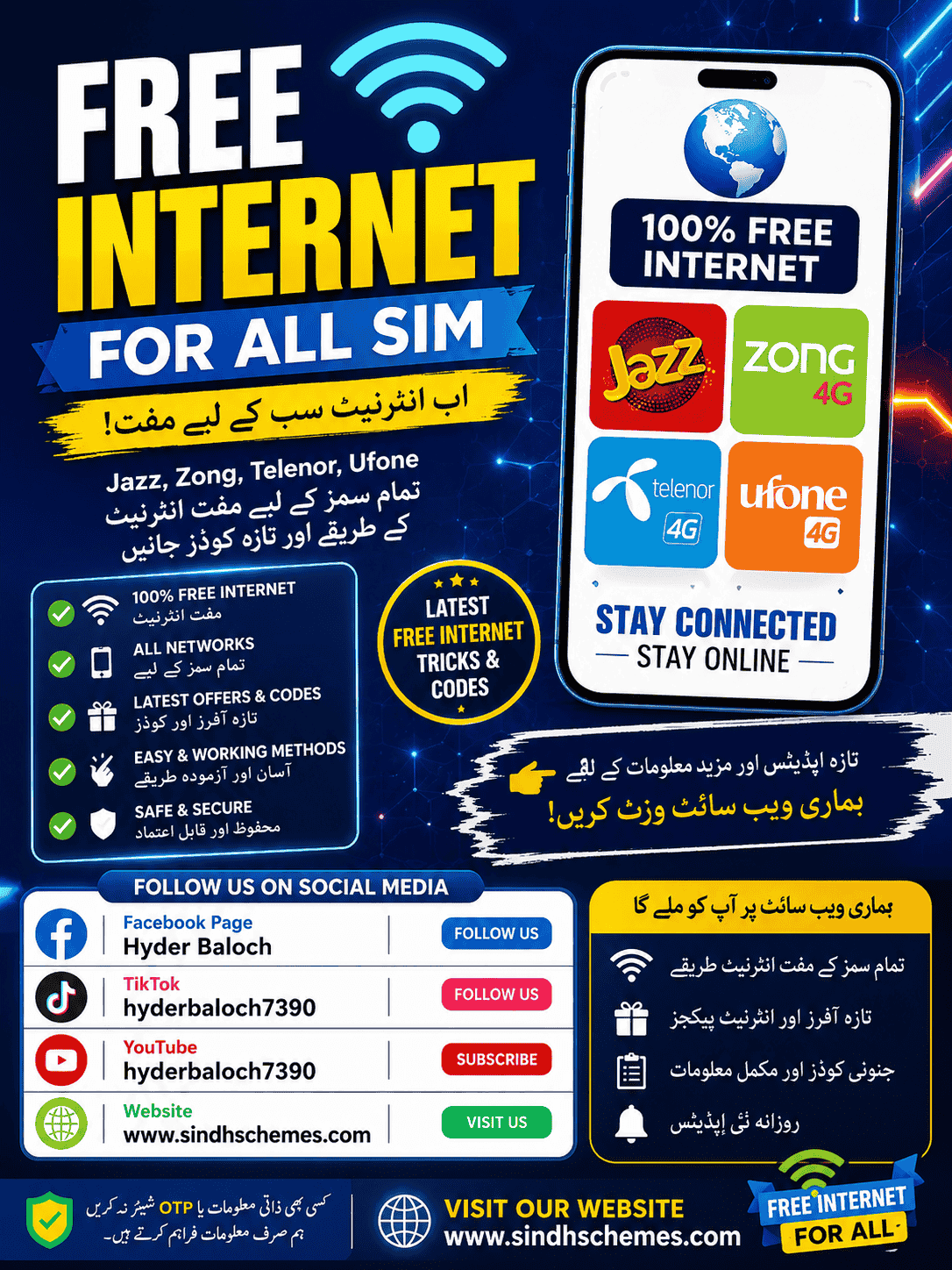 Free Internet for All SIMs 2026