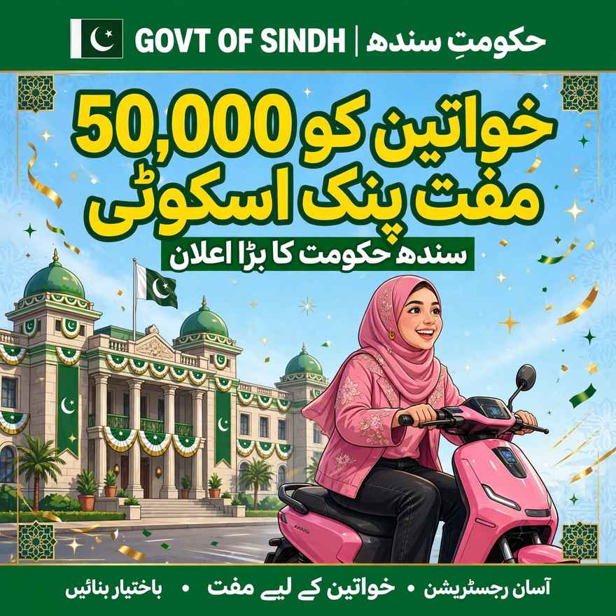 Pink EV Scooty 50000