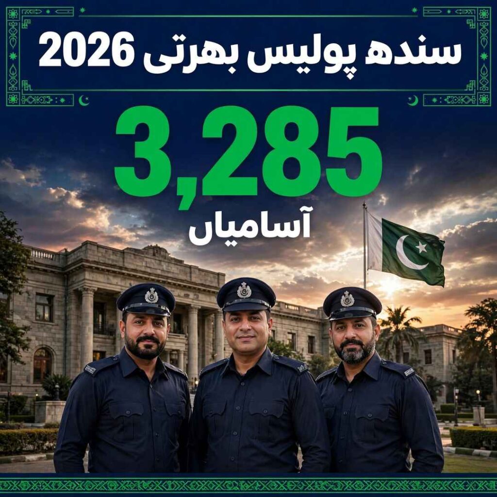 Sindh Police Jobs 2026
